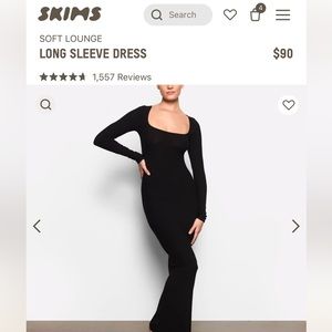 Skims Soft Lounge Slip Dress